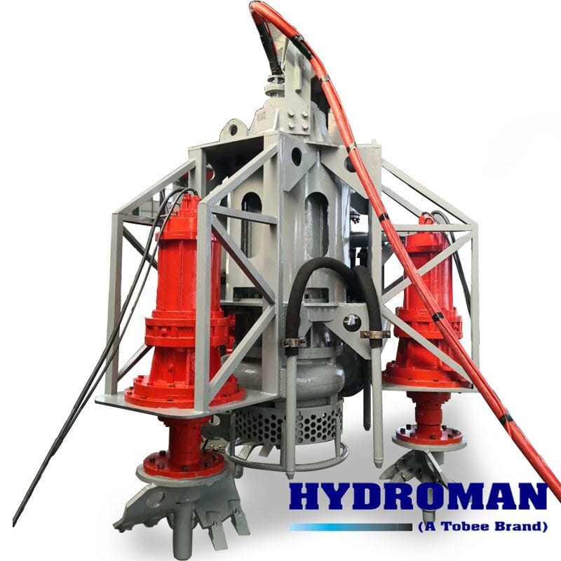 Submersible Rubble Slurry Pump with Electric Dual Side Cutters for Hafnium Mining