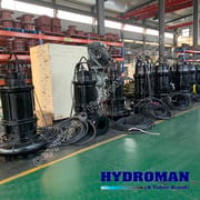Underwater Submerged Pumps for Sewage Sludge Removal
