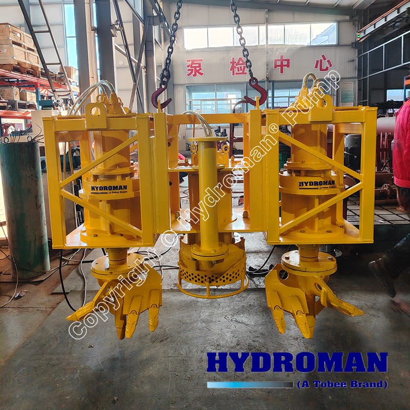 Submersible Pump for Desilting and Cleaning Applications