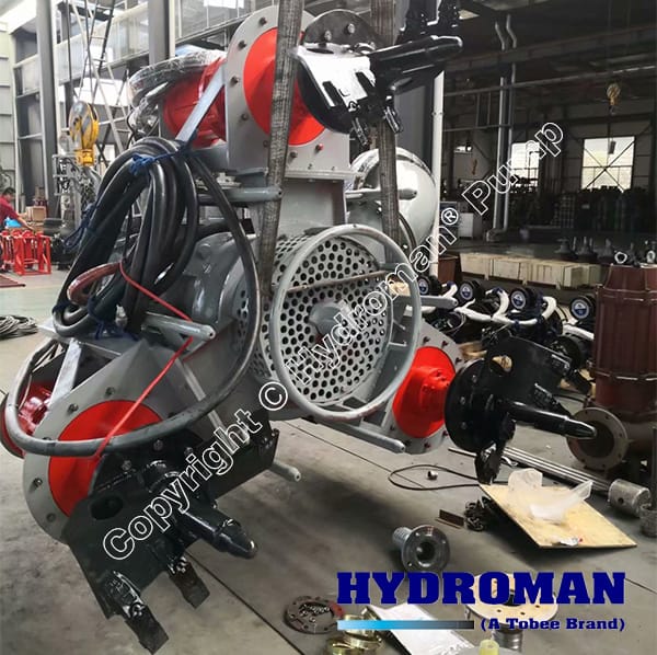 Heavy Duty Submersible Slurry Pumps with Cutter Heads