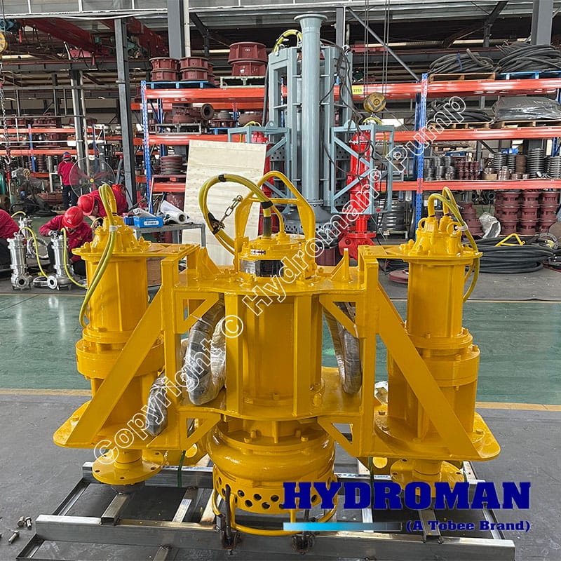 Centrifugal Sand Dredging Pump with Dual Cutter Heads