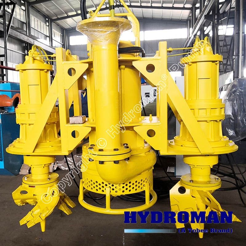 Hydroman Submersible Slurry Pump with Dual Agitators