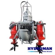 Submersible Cutter Pump for Hard Sludge and Gravel Handling