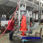 Hydroman Submersible Dredge Pump with Two Cutters
