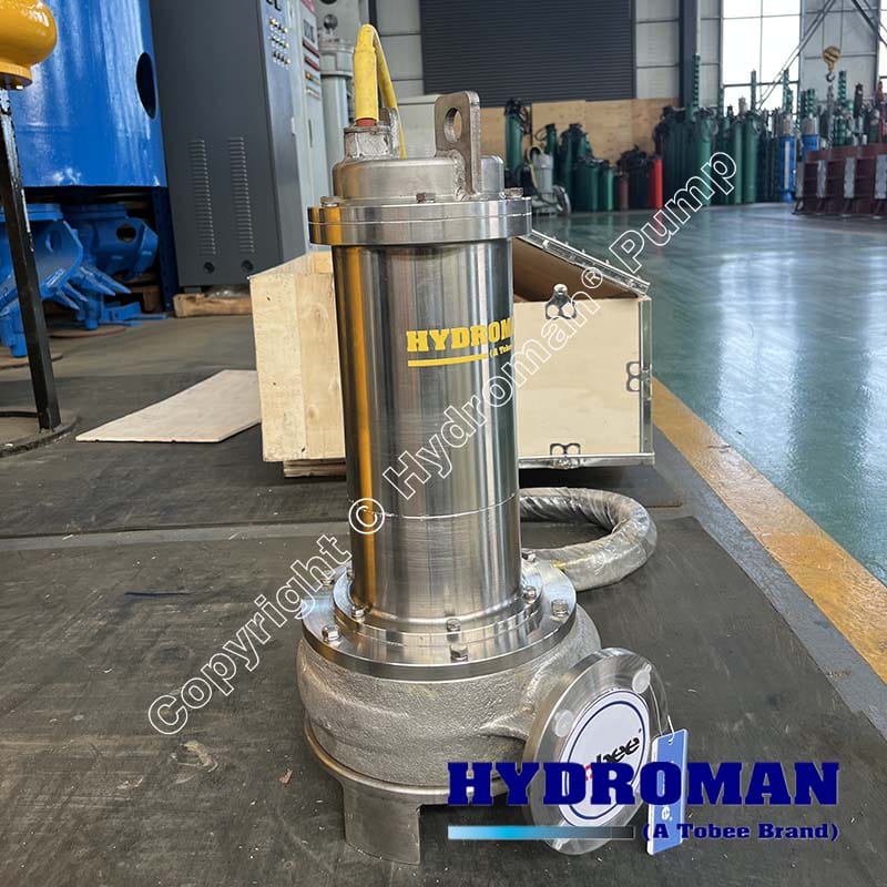 Heavy Duty Submersible Pump with Auger Cutter Design