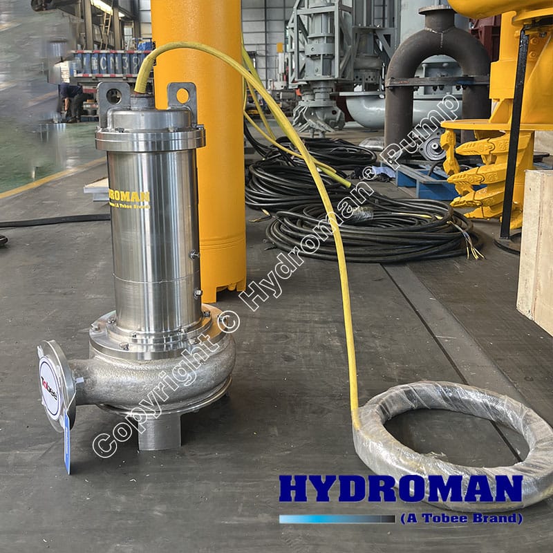 Submersible Pump with Electric Cutter Head Technology