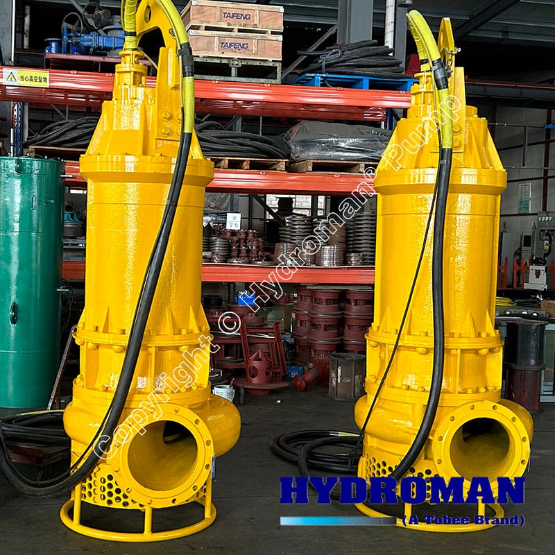 Industrial Submersible Pumps with Electric Agitator System
