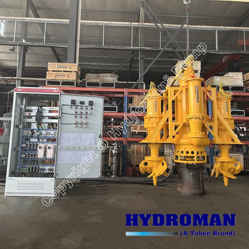 Hydroman Submersible Slurry Pumps for Land Reclamation