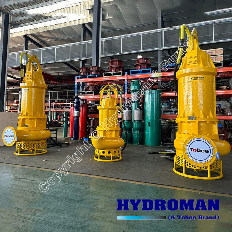 Hydroman Submersible Slurry Pumps with Electric Drive