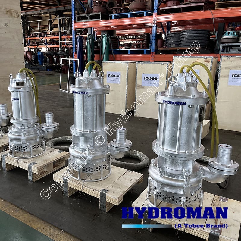 Vertical Submersible Slurry Pumps for Sand Transport