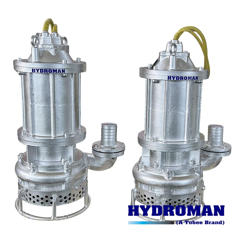 Hydroman Submersible Sludge Pump TJQ20-25-5.5 Driven by Electric Motor for South Korea Mining