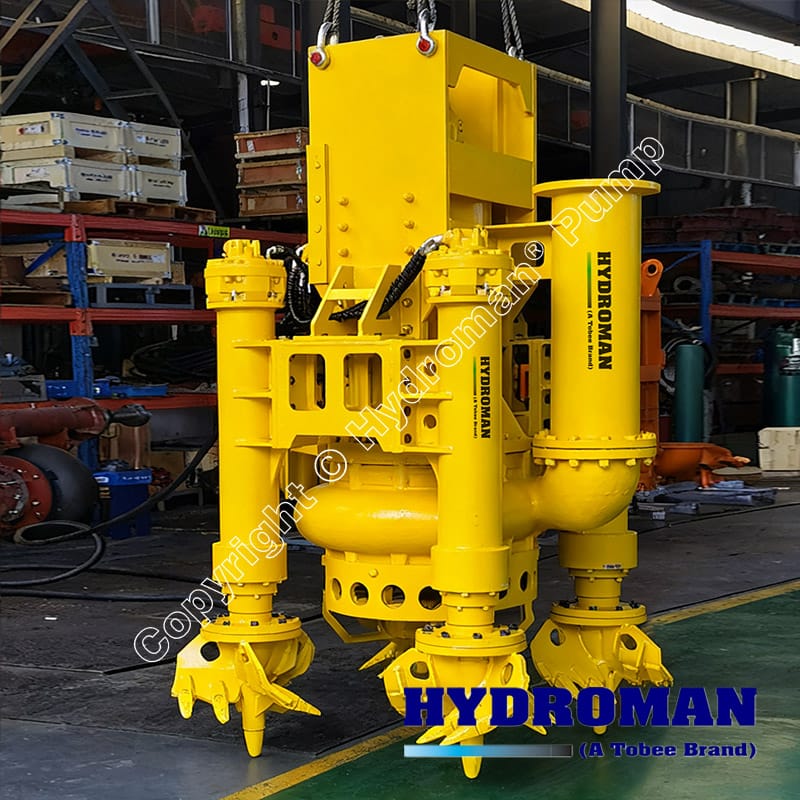 Excavator Mounted Hydraulic Dredge Pump with Agitator and Cutters
