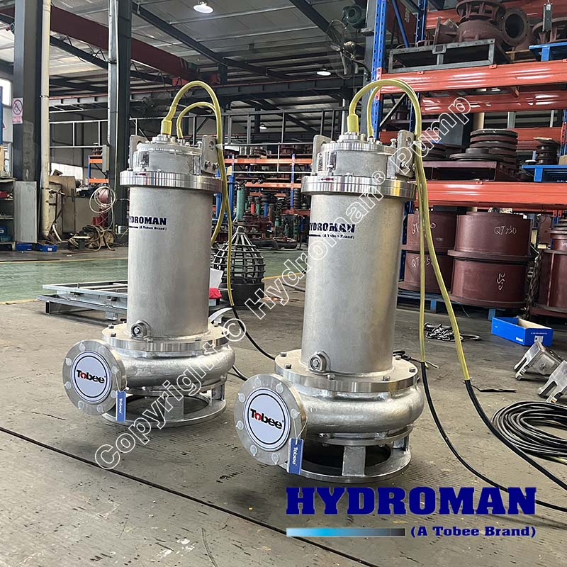 Hydroman 4 Inch Stainless Steel Submersible Sewage Pump with Cutter ...