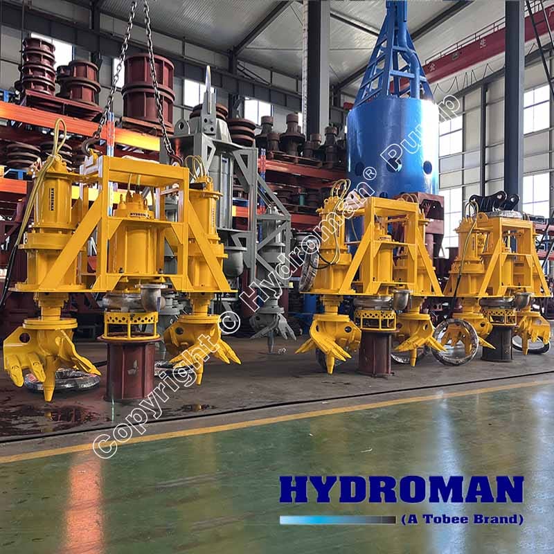 Industrial Submersible Pumps with 2 Side Agitators