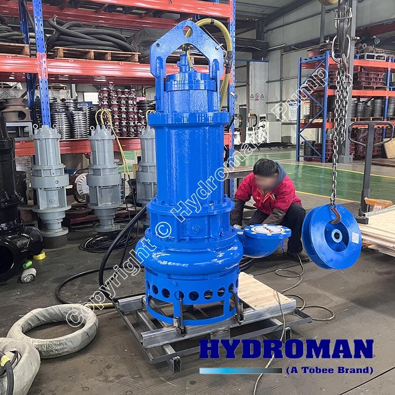 Underwater Electric Pump for Mud and Sediment Removal
