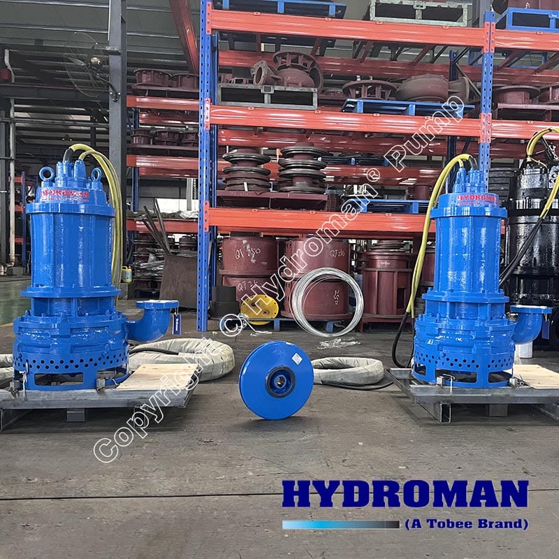 Vertical Submersible Pumps for High Head Slurry Transfer
