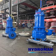 Vertical Submersible Pump for Waterway Dredging
