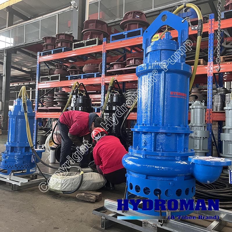Heavy Duty Submersible Pump for Silica Dredging
