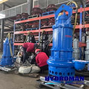 Heavy Duty Submersible Pump for Silica Dredging
