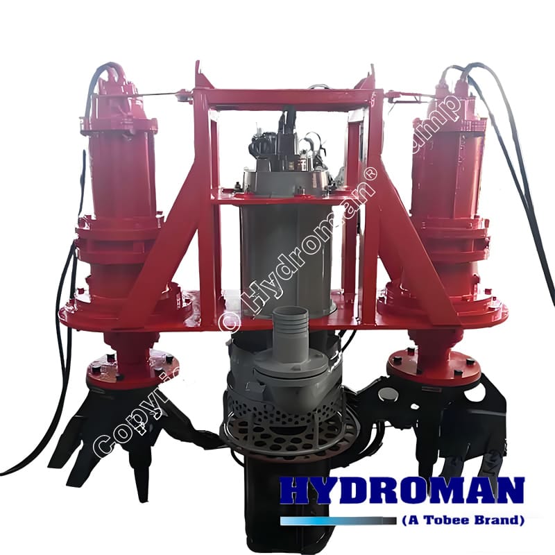 Submersible dredging Pump with Hydroman Electric Side Cutters for Slurry Sand of Seabed