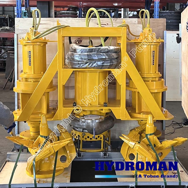 Underwater Electric Slurry Pump with Cutter Heads
