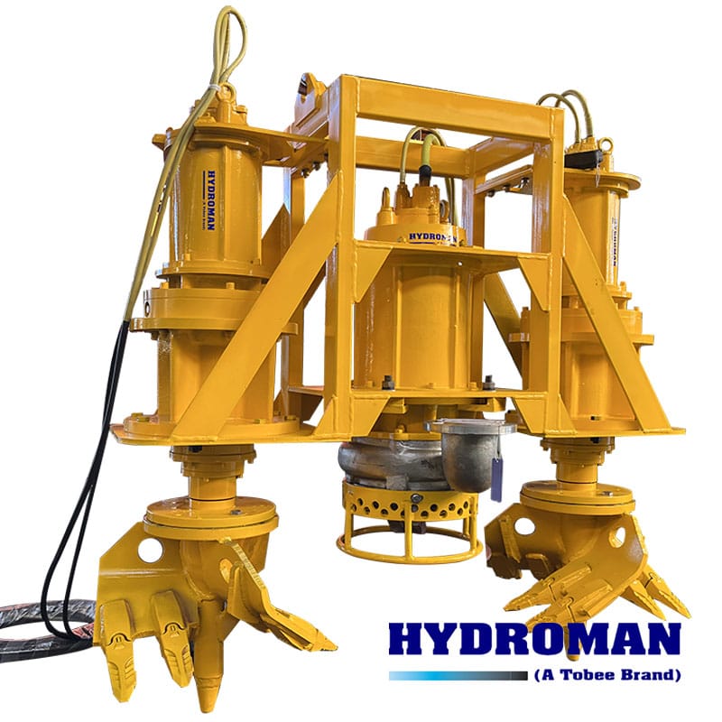 Electric Submersible Dewatering Pumps with Cutter Heads for Handling Mine Tailings