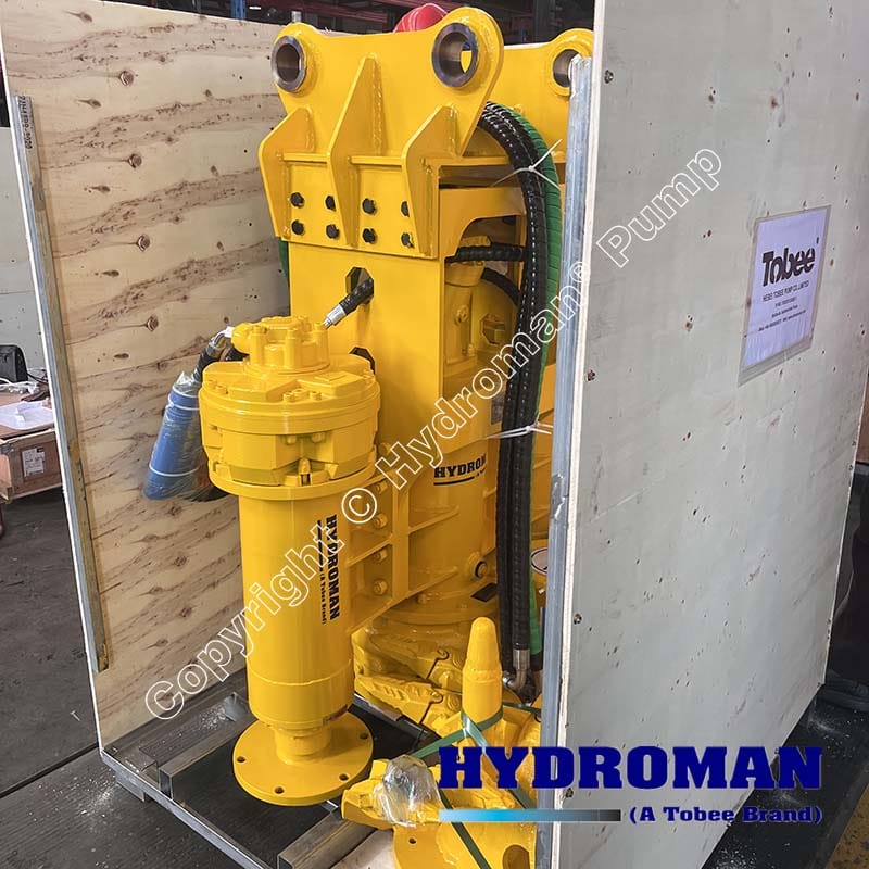 Excavator Driven Vertical Submersible Slurry Pump
