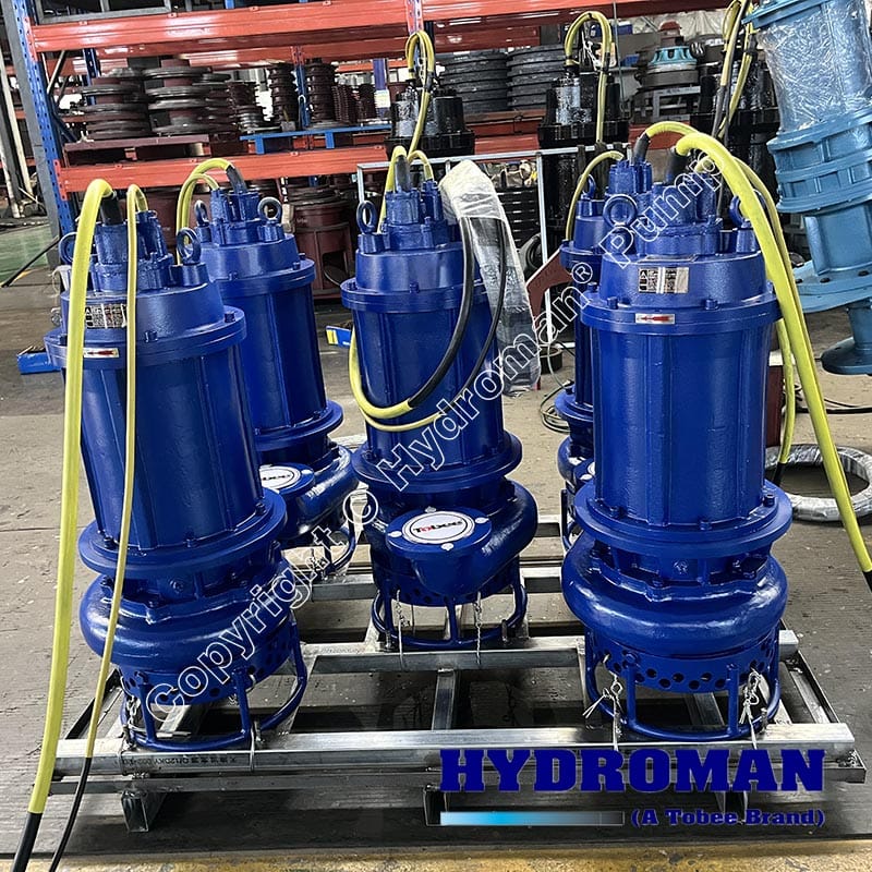 Underwater Slurry Pump for Water Catchment Cleaning
