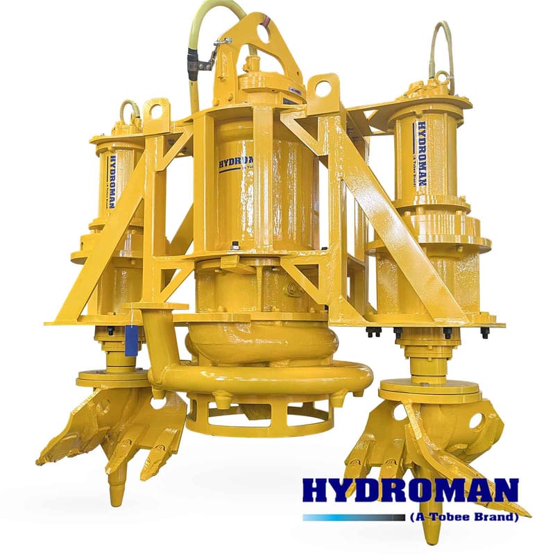 Hydroman Submersible Mud Sand Pump with 2 Side Agitators