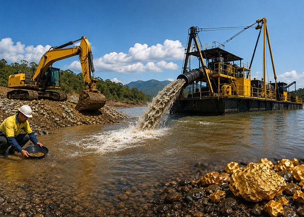 Gold Mining & Alluvial Dredging
