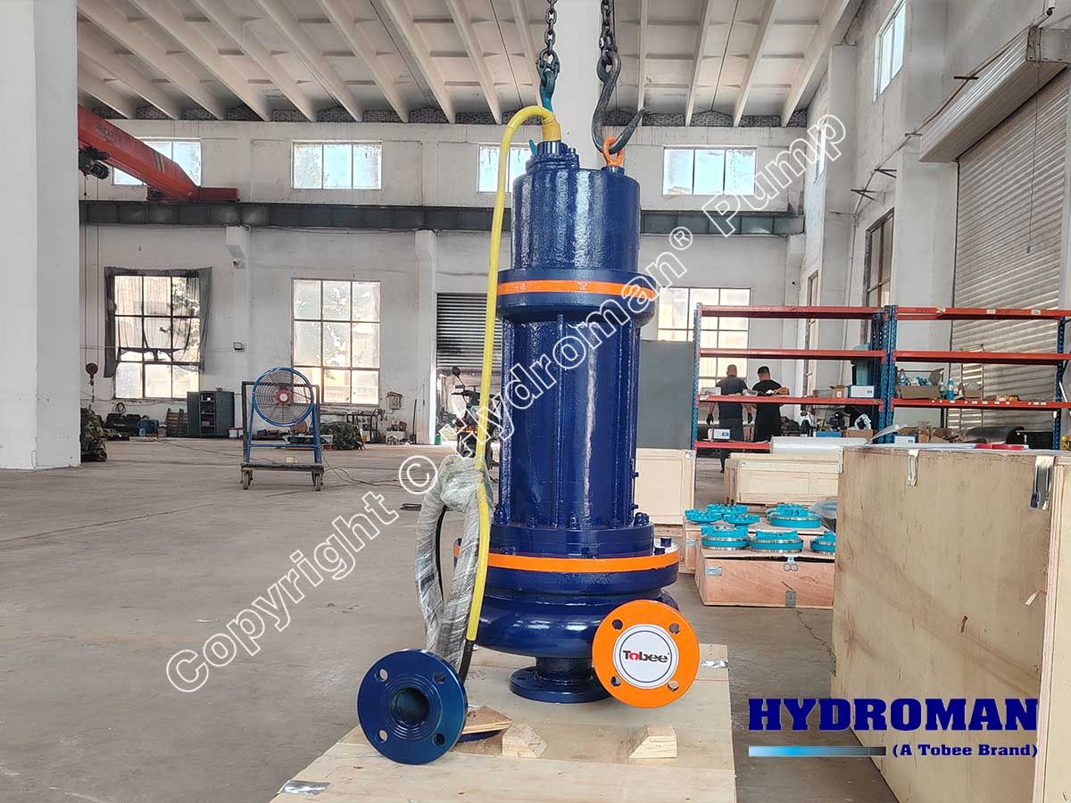 Hydroman Submersible Vortex Pump for Activated Carbon Transfer