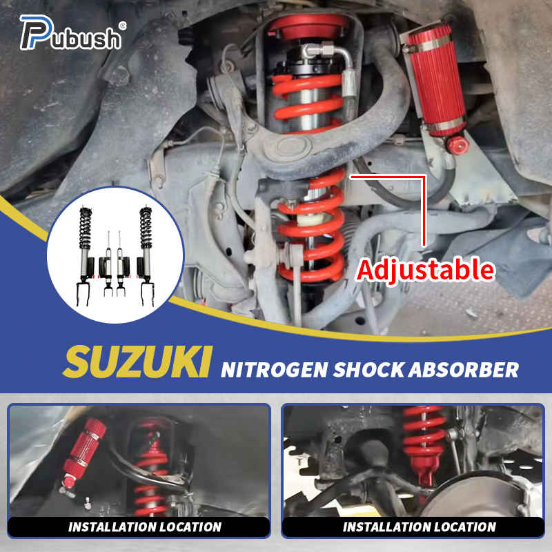 Nitrogen Shocks Adjustable Coilovers Front2.25Inch,Rear2.25Inch 0/2Inch ...