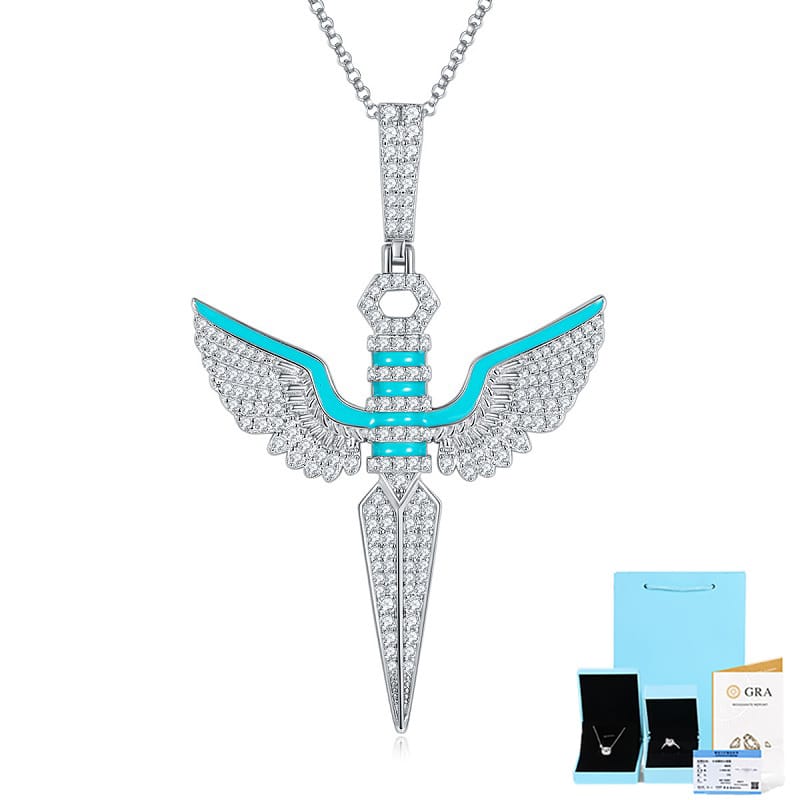 S925 silver Moissanite pendant necklace