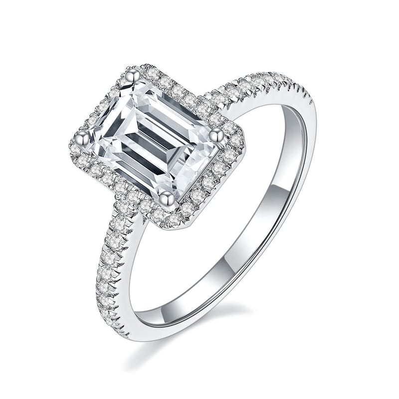 Proposal fashion Mossan diamond ring lady