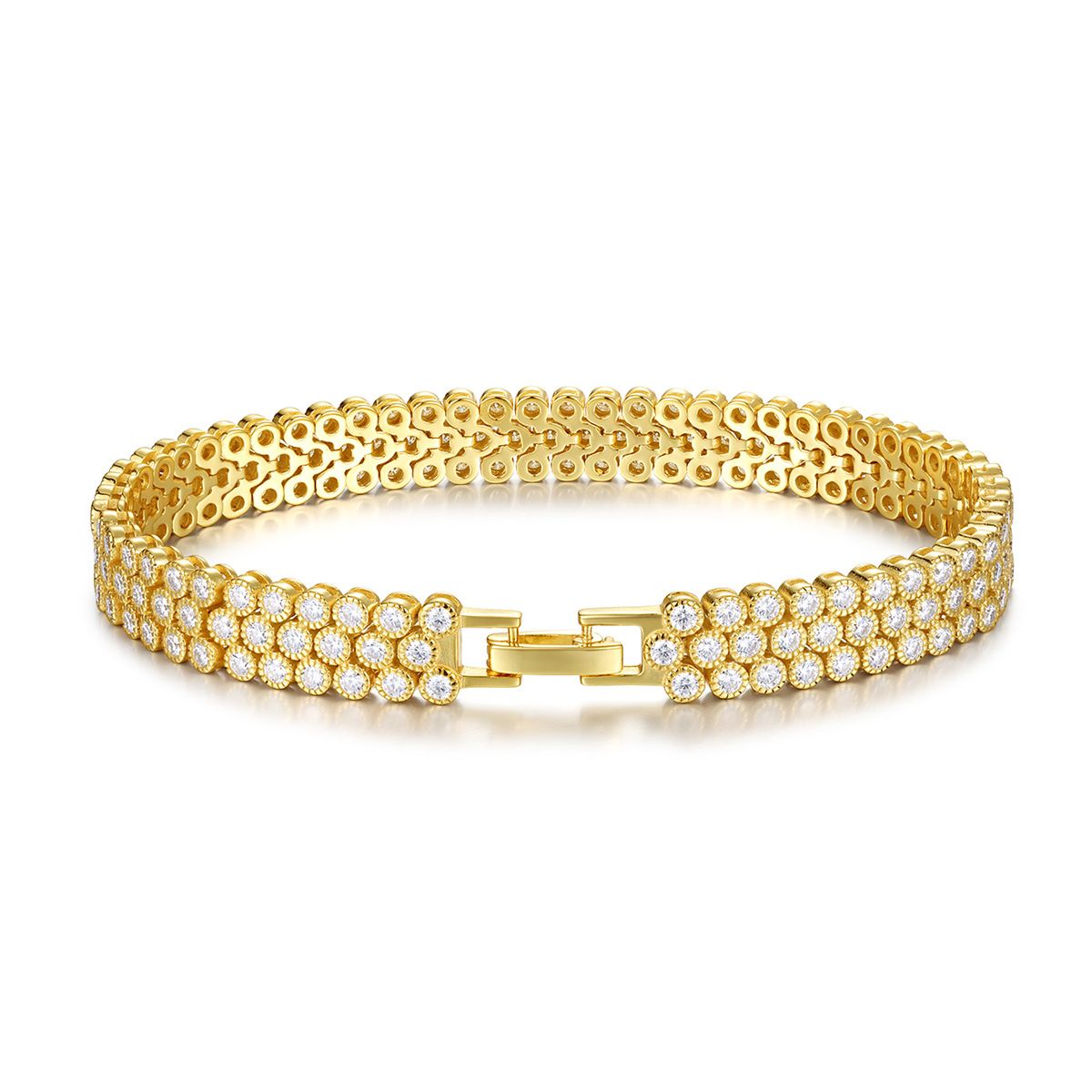 S925 Silver 2mm Moissanite Women's Bracelet: Simple, elegant, versatile, and light luxury (including GRA certificate)