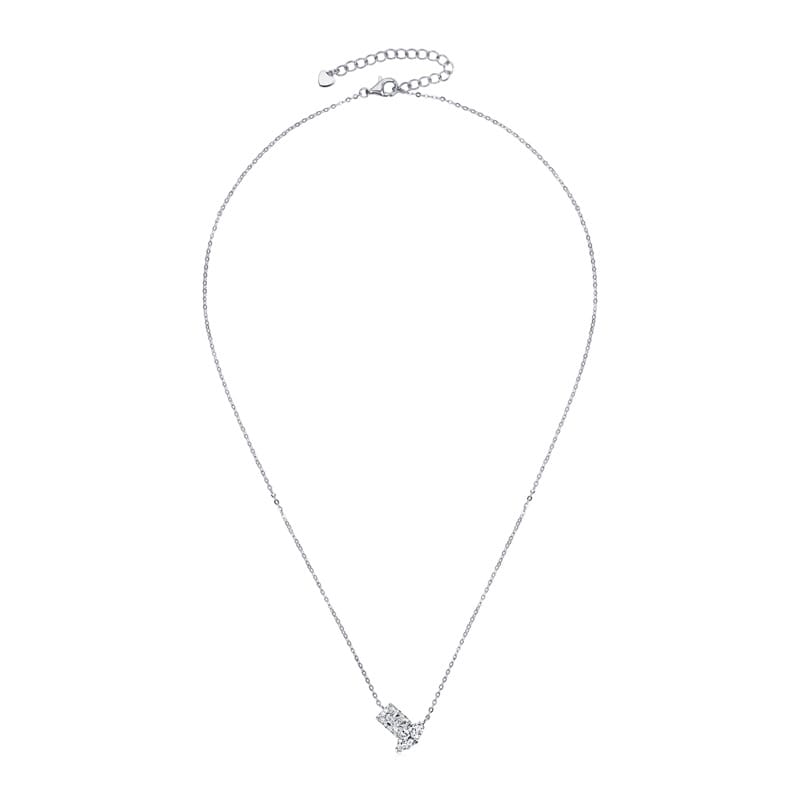 Classic irregular pendant, Moissanite, niche light luxury and high-end feel, S925 pure silver pendant