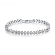 Mosan Diamond Rome heart-shaped Tennis Bracelet