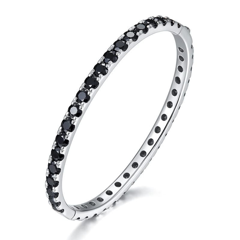 Egg-shaped 5*7mm 1-carat irregular-shaped bracelet, blue-green moissanite oval 925 silver bracelet, unissed-style
