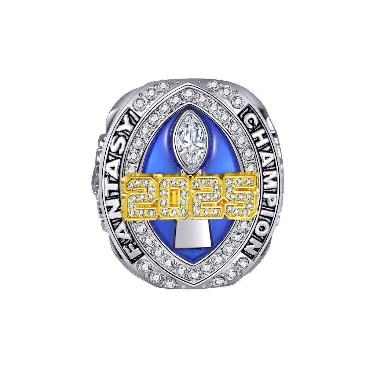 FFL Dream Football Championship Ring: A commemorative event souvenir, a blend of glory and fashion