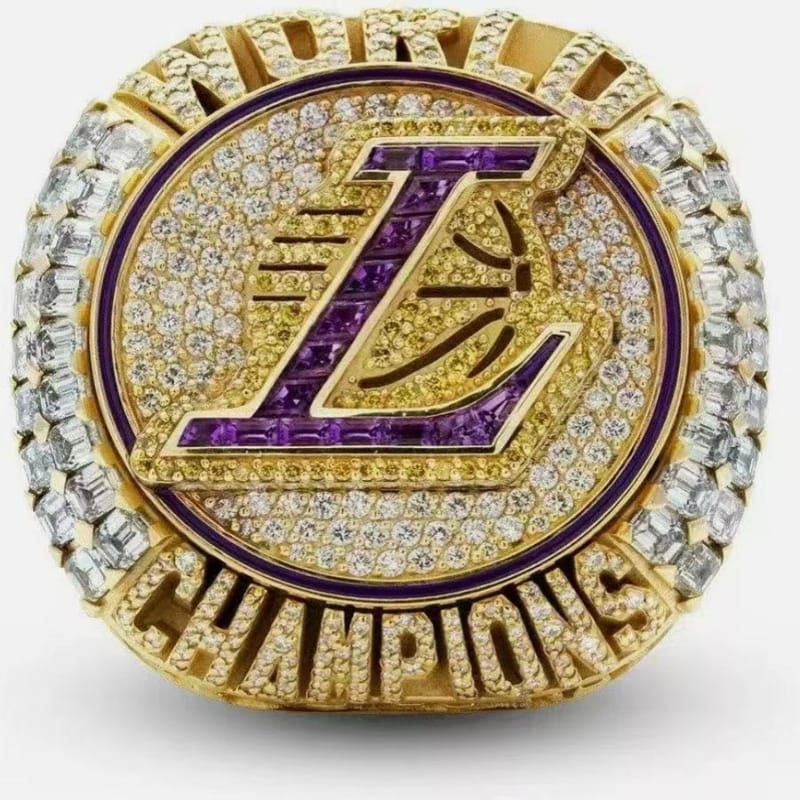 NBA Los Angeles Lakers championship ring, men's ring jewelry