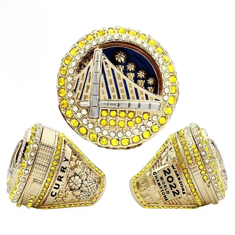 NBA Golden State Warriors Curry Championship Ring, with a rotatable design, is an official new model