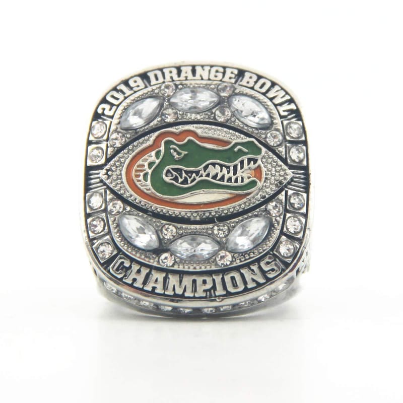 Florida Crocodiles NCAA Championship Ring Orange Eco-friendly Alloy Commemorative Edition