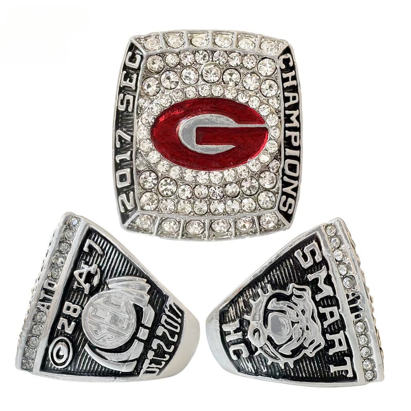 Eco-friendly alloy commemorative Edition of the University of Georgia Bulldog NCAA Championship Ring