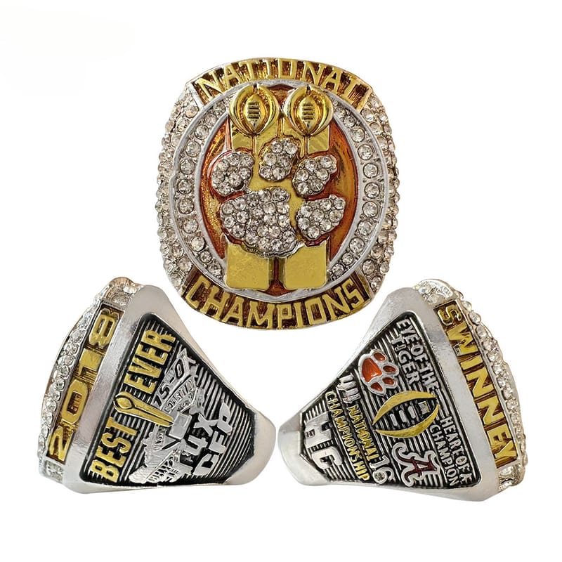 Clemson Tigers NCAA Football Championship Ring Eco-friendly Alloy Commemorative Edition