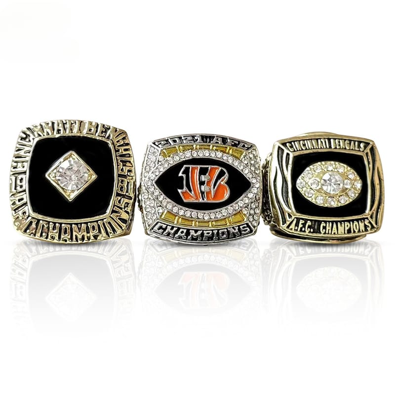  Cincinnati Tigers AFC American League Championship Ring Set of 3 pieces, Eco-friendly alloy Commemorative Edition