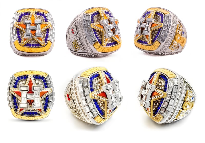 The 2022MLB World Series Houston Astros championship ring