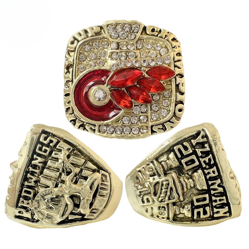 NHL Detroit Red Wings championship ring, ice hockey ring