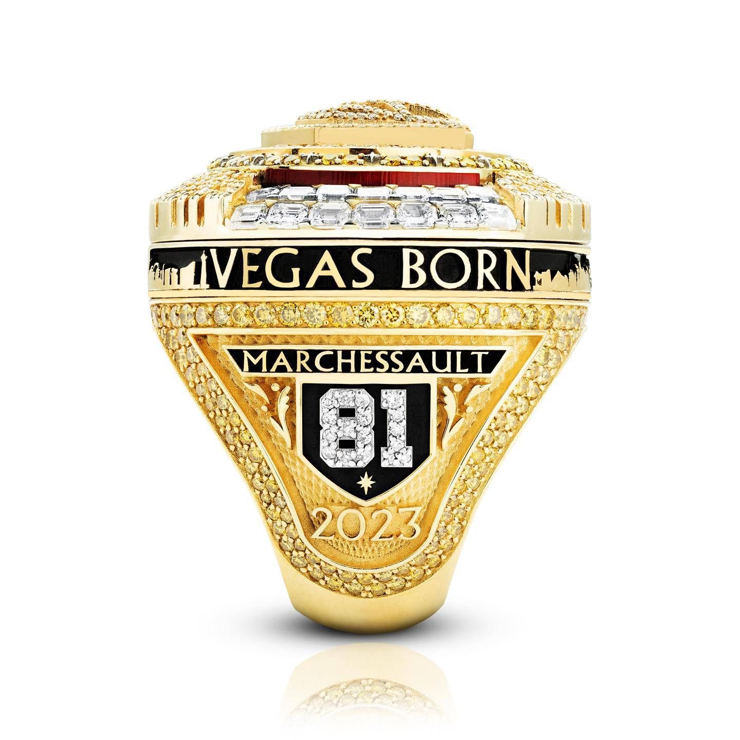 Vegas Golden Knights NHL Championship Ring Eco-friendly Alloy Commemorative Edition