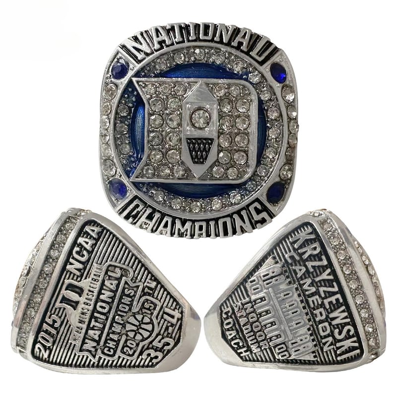 Duke Blue Magic NCAA Basketball Championship Ring Eco-friendly Alloy Commemorative Edition