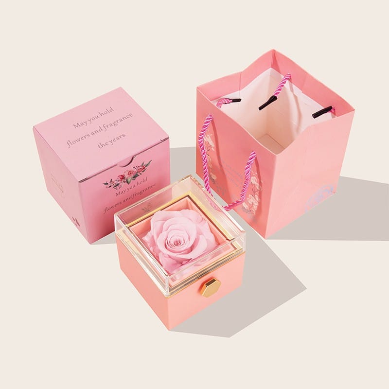 European and American simple stainless steel 18K gold vacuum plating rose gold O-chain love lettering necklace girlfriends gift